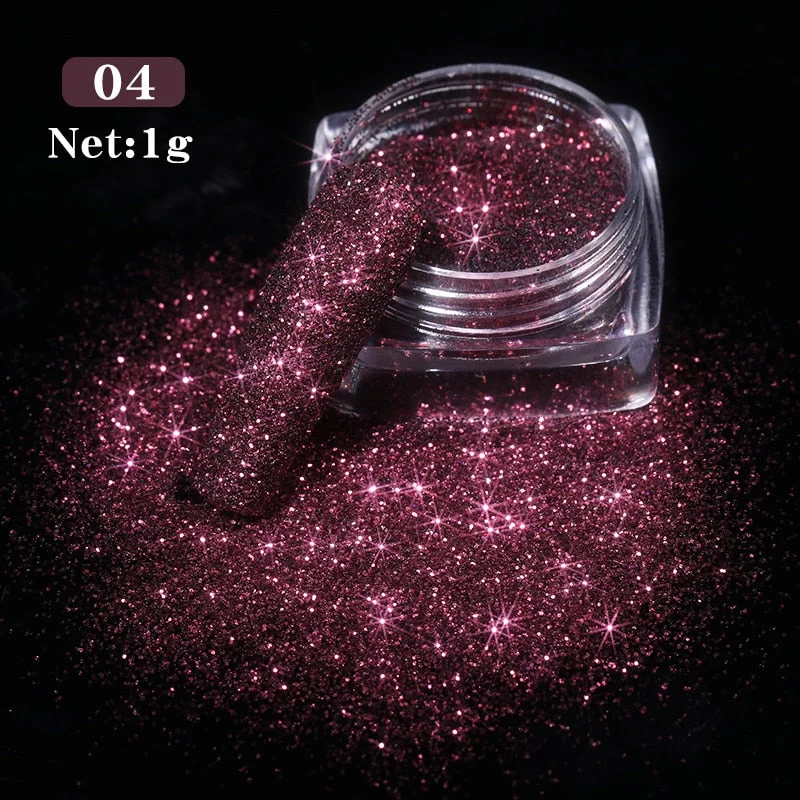1g Glitter Nail Sequins iridescent Powder Shining Irregular 3D Hexagon Colorful Sequins Summer Popular DIY Nail Art Decoration-Nail Inspo