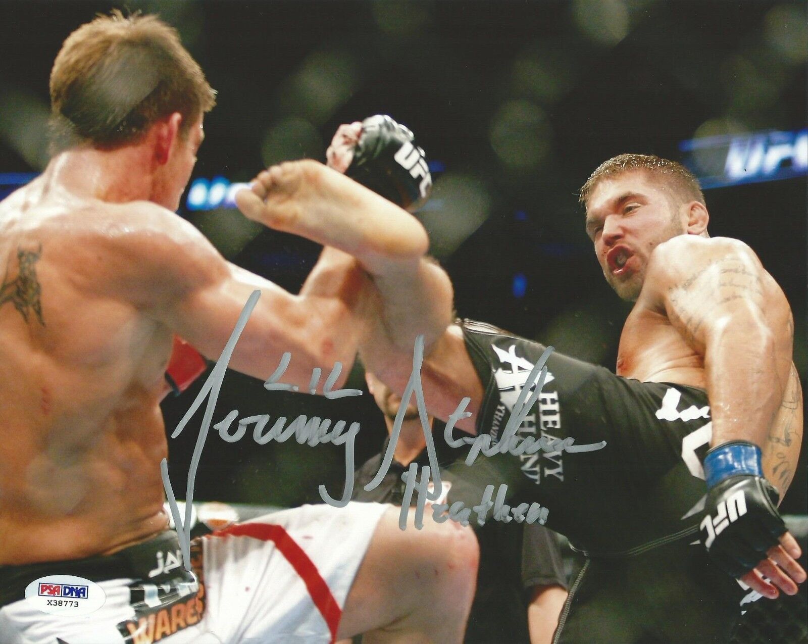 Jeremy Stephens Signed UFC 8x10 Photo Poster painting PSA/DNA COA Picture Autograph 160 136 113