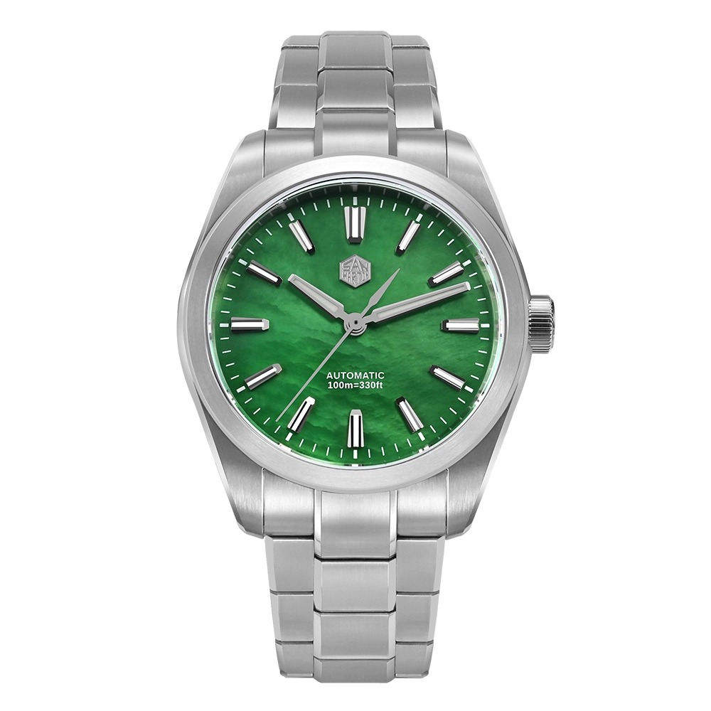 UK warehouse-San Martin 39mm MOP Dial Miyota 90S5 Men Watch SN0144 San Martin Watch San Martin Watch