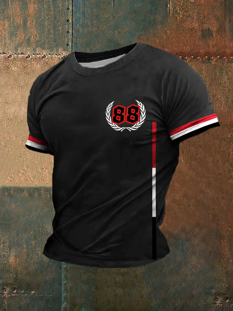 M&auml;nner Deutschland  bedrucktes Kurzarm-T-Shirt