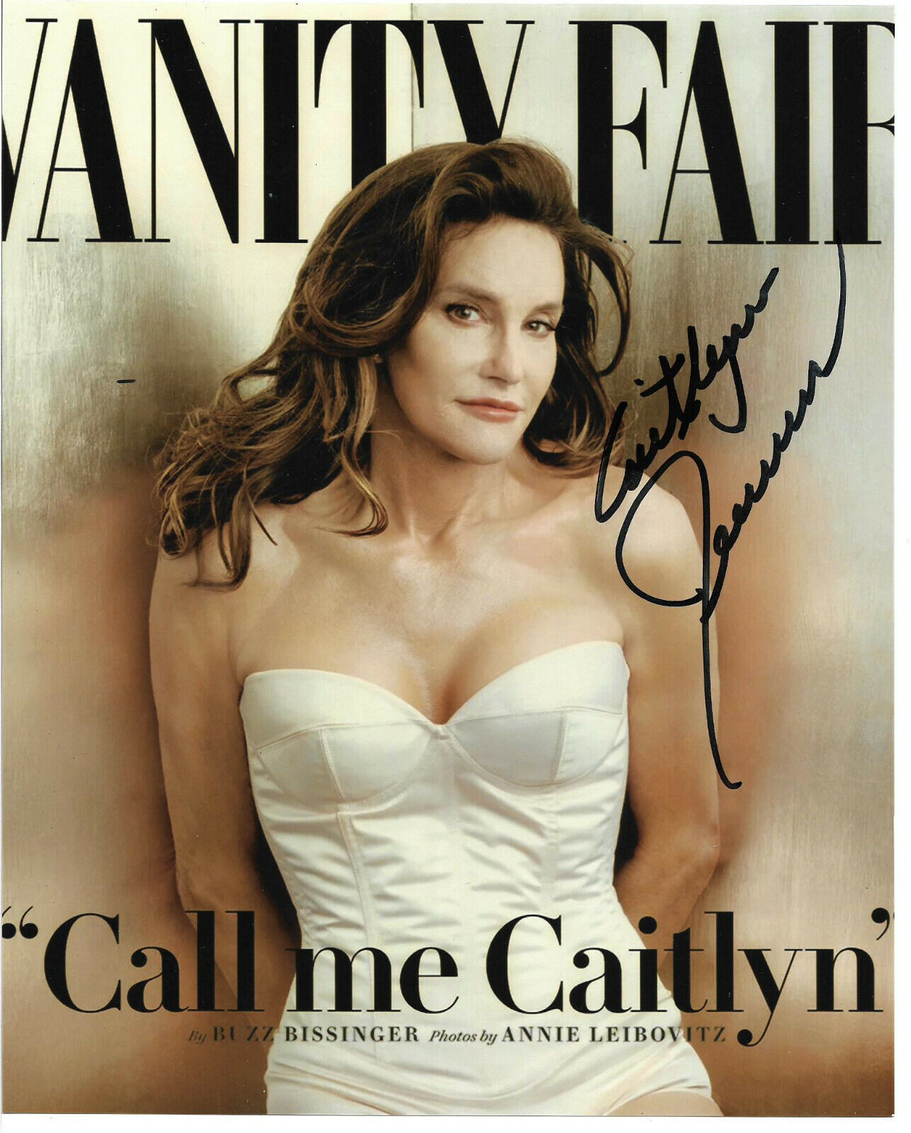 Caitlyn Jenner Authentic Signed 8x10 Photo Poster painting Autographed, Vanity Fair