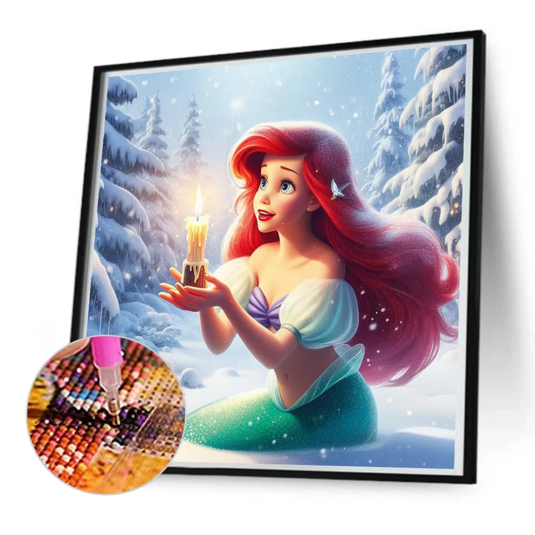 Disney Princess - Full Round - Diamond Painting (30*40cm)