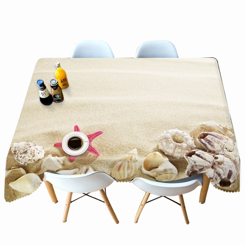 

Beautiful Beach View - 3D Tablecloth, 140*210cm, 501 Original