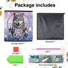 (US Only)Dream Catcher Wolf Special Shape Diamond Painting Container for Home Storage