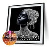 Pearl Lady - Crystal Rhinestone Diamond Painting