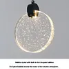 Modern LED Pendant Light Chandelier Long Hanging Light Gold for Office Entrances