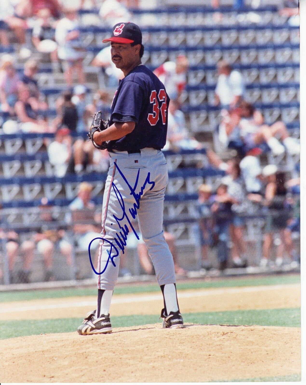 Dennis Martinez #1 8x10 Signed Photo Poster painting w/ COA Cleveland Indians 031019