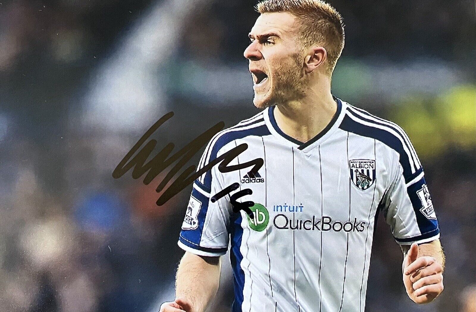 Callum McManaman Genuine Hand Signed West Brom 6X4 Photo Poster painting 2