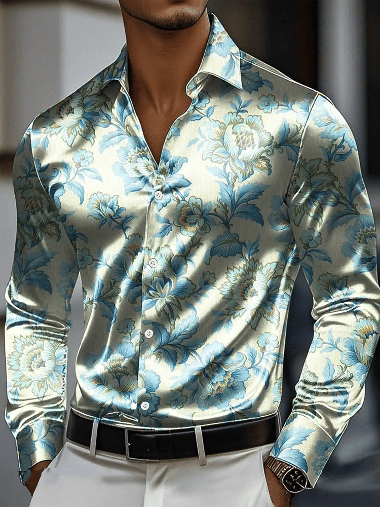 Men's Vintage Long Sleeve Shirt 