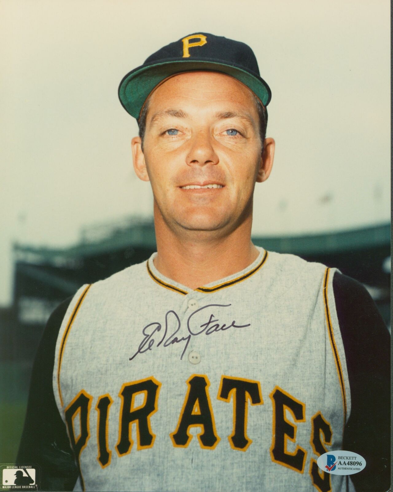 Pirates Elroy Face Authentic Signed 8x10 Photo Poster painting Autographed BAS #AA48096