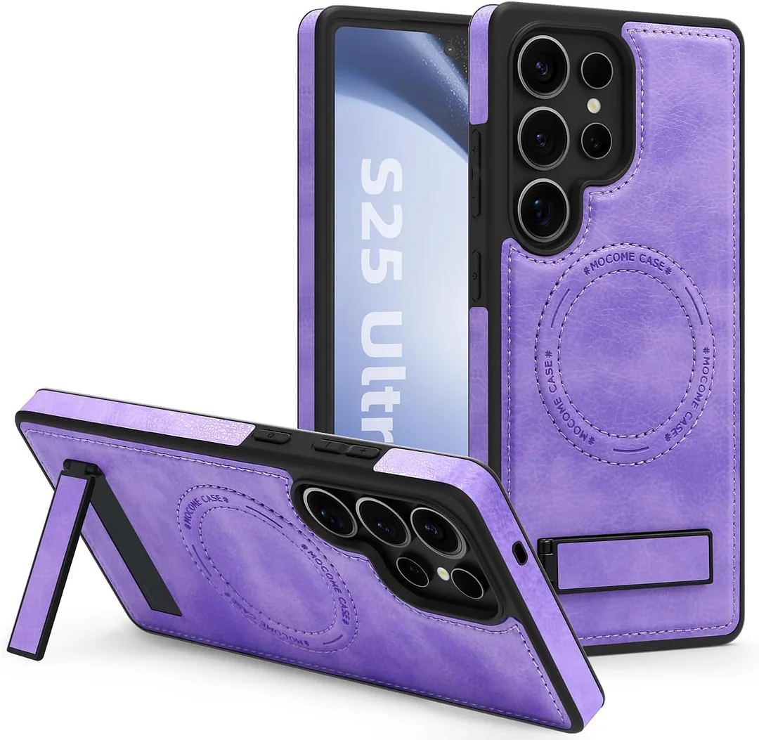 Samsung Galaxy Z Fold 6 Leather Case Magnetic Protective Case Holder Phone Case