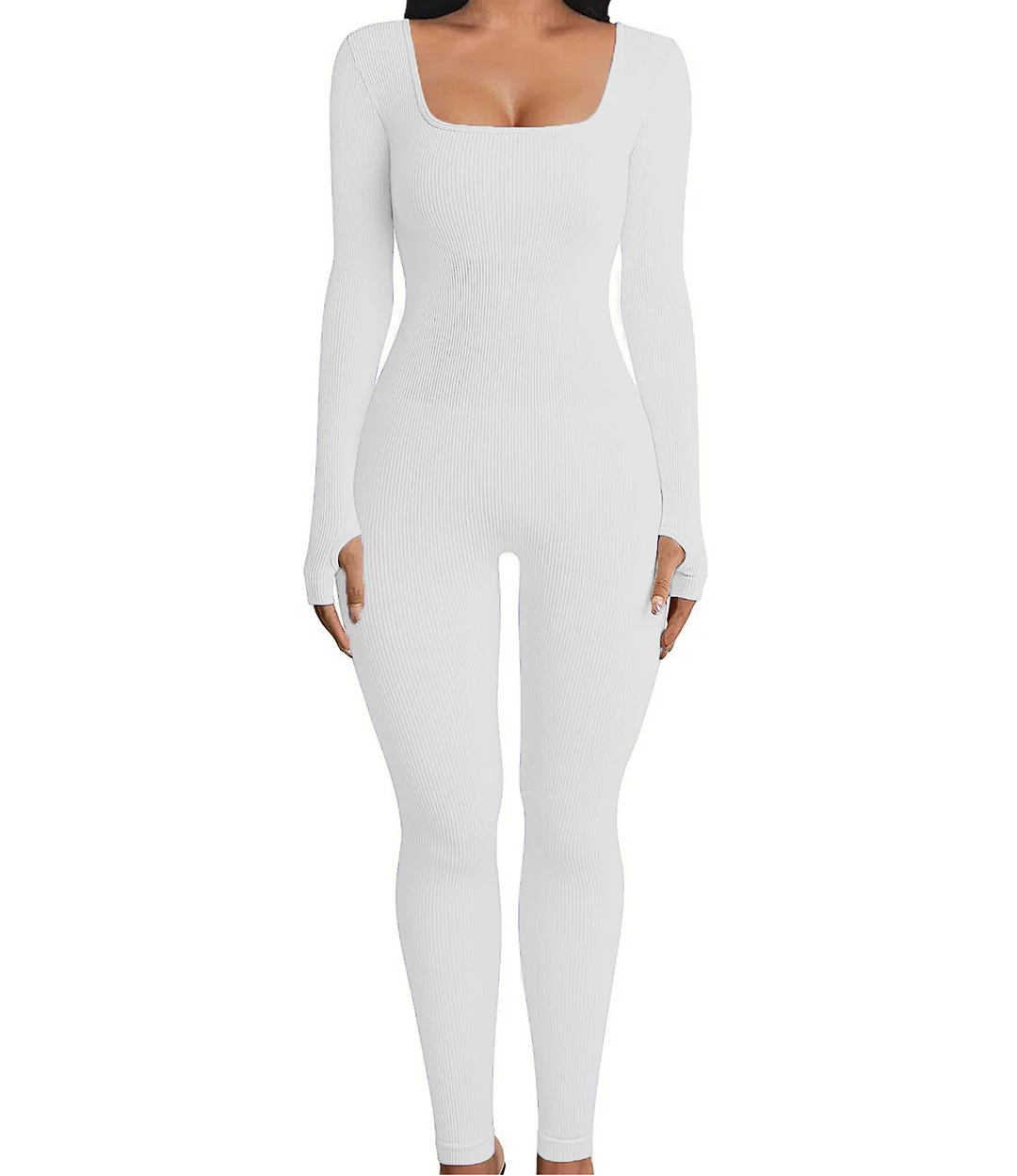 Nigikala Nigikala And Summer Threaded Collar Hips Sexy Yoga Sports Long-Sleeved Short-Sleeved Jumpsuit Trousers Woman