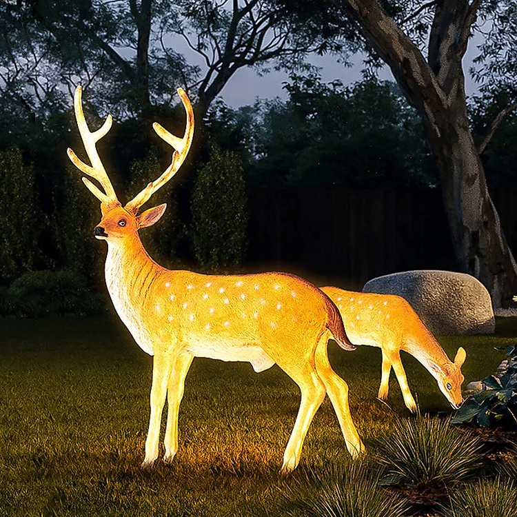 Imitation Animal Resin Outdoor Landscape Lighting Decorative Lamp Garden Lawn Lights - Appledas
