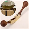  Arc Bottom Woodworking Planer Copper Hand Planer for Musical Instrument Making Carpentry Handmade DIY Circular Arc Planing Tools