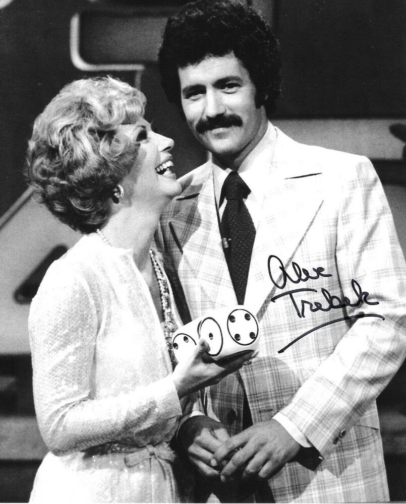 * ALEX TREBEK * signed 8x10 Photo Poster painting * JEOPARDY! * * 3