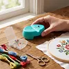 Magnetic Sewing Pincushion with Drawer Magnetic Pin Holder with Strong Magnet Oval Design for Sewing Quilting Pins Paper Clips Screws