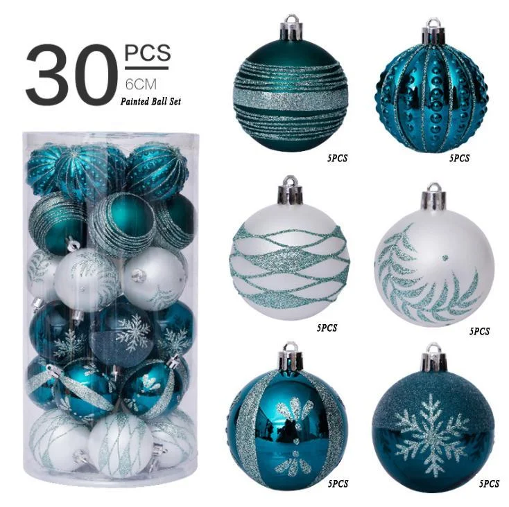 Special-Shaped Painted Christmas Ball Set