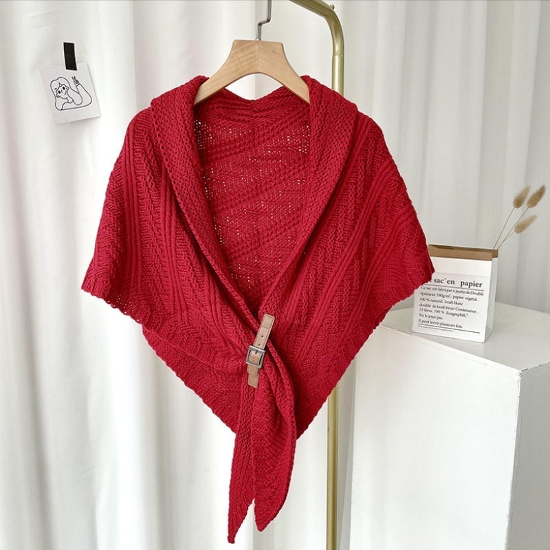 nobleknits triangle shawl