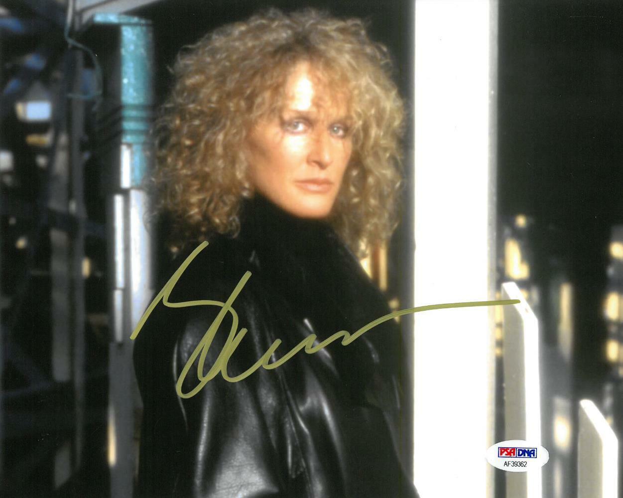 Glenn Close Signed Fatal Attraction Autographed 8x10 Photo Poster painting PSA/DNA #AF39362