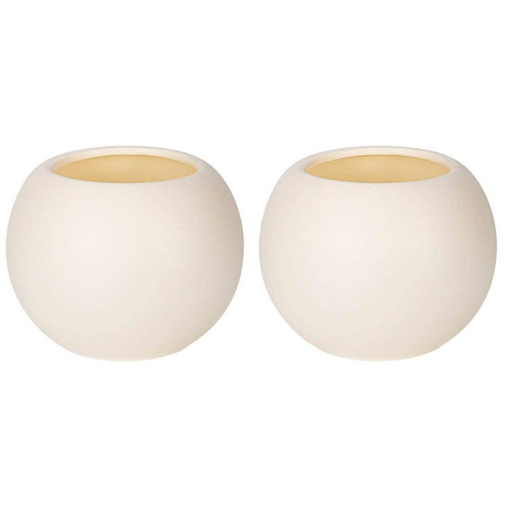 Luxury Plastic Flower Pots (Set of 2)