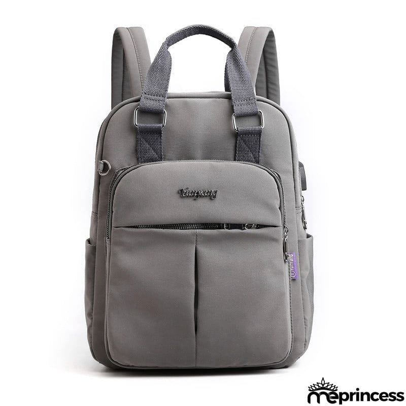 Women's Multi Functional Fashion Travel Backpack With USB Charge Port