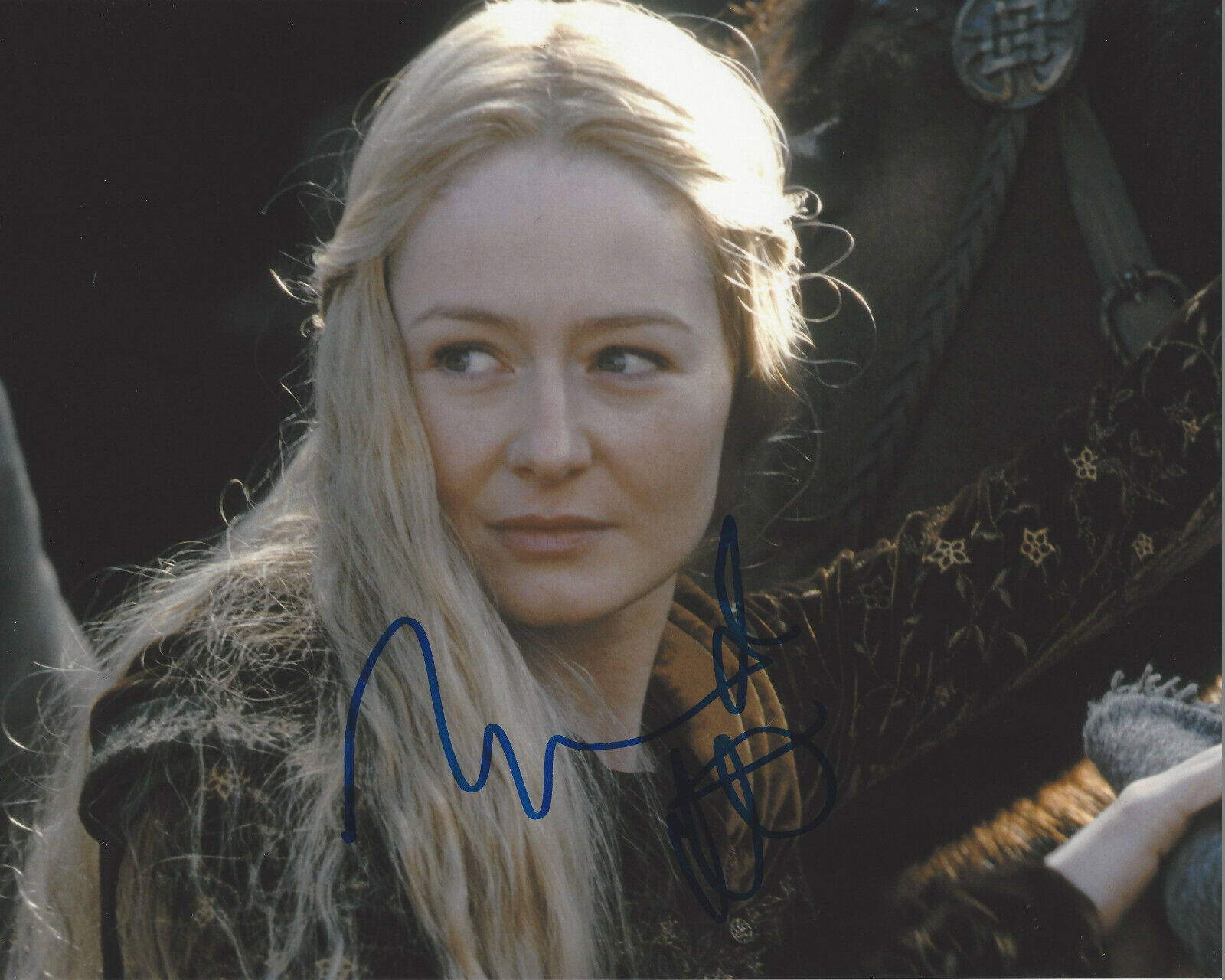 MIRANDA OTTO SIGNED 'THE LORD OF THE RINGS' EOWYN 8x10 MOVIE Photo Poster painting COA ACTRESS