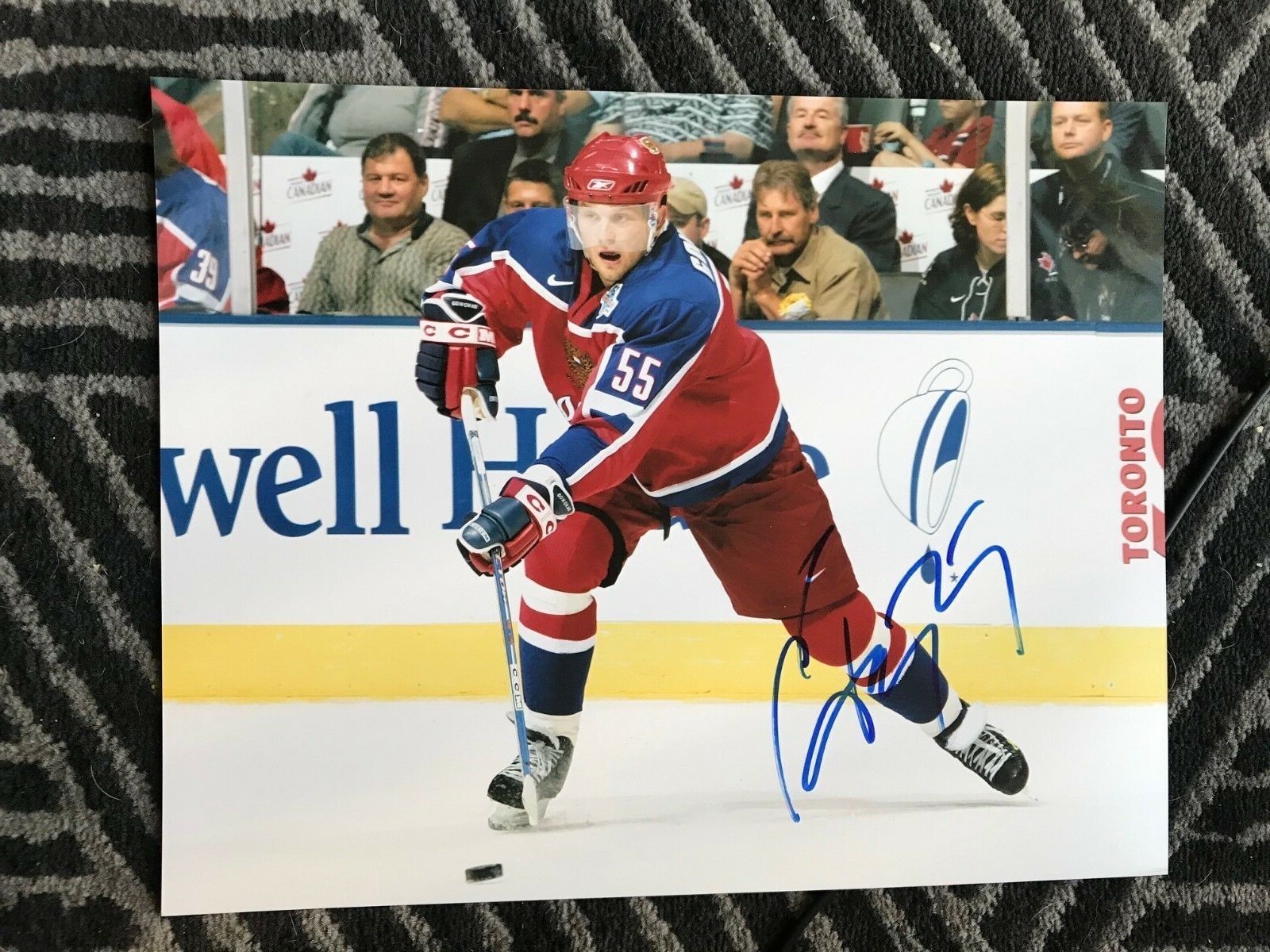 Team Russia Sergei Gonchar Signed Autographed 11x14 Photo Poster painting COA