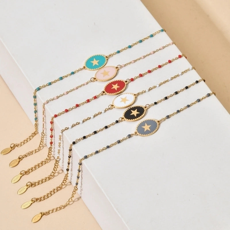 Minimalist Star Stainless Steel Bracelets In Bulk
