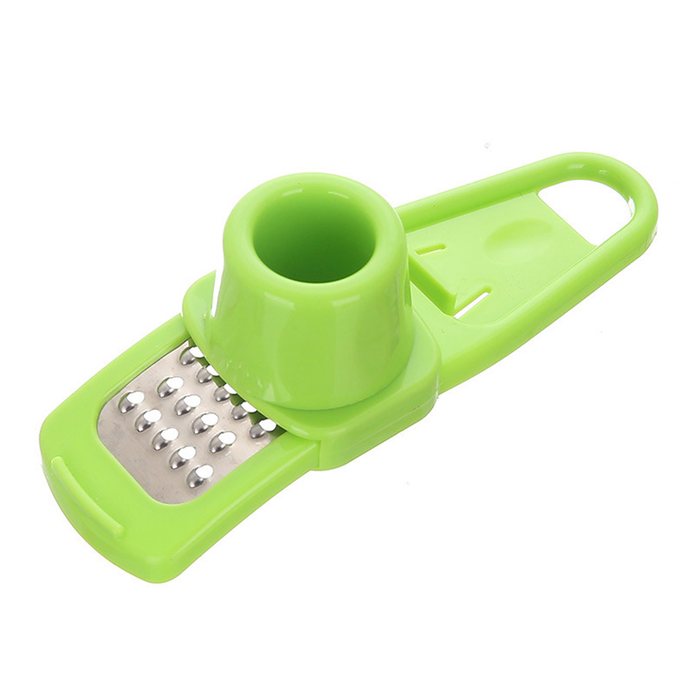 

Multi-functional Garlic Presses Ginger Stainless Steel Cutter Kitchen Tool, Green, 501 Original