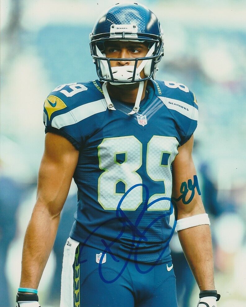 SEATTLE SEAHAWKS LEGEND DOUG BALDWIN SIGNED 8x10 Photo Poster painting #4 NFL PROOF