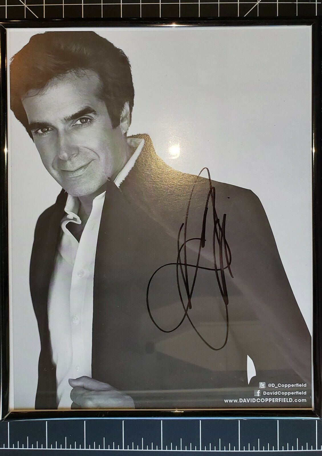2016 David Copperfield Framed Autographed 8x10