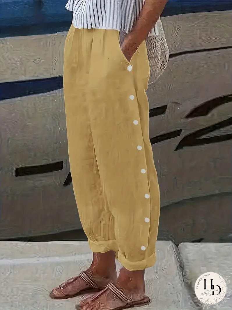 Summer Casual Striped Trousers