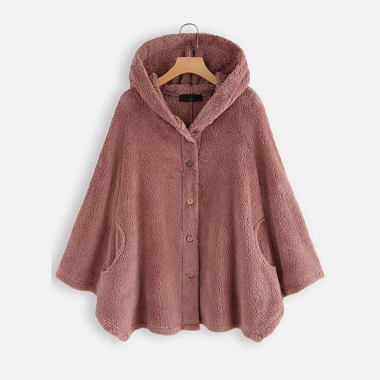 Cardigan Pocket Loose Hooded Coat - Modakawa Modakawa