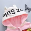 Kids Baby Girl Warm Clothes Infant Tops+Bottoms+Vest 3Pcs Sports Suit