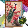 Peacock - 9CT Full Beaded Cross Stitch Kit(40x74cm)
