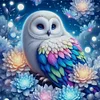 (Counted/Stamped)Flower Owl-11CT Cross Stitch 40*40cm/15.75*15.75in