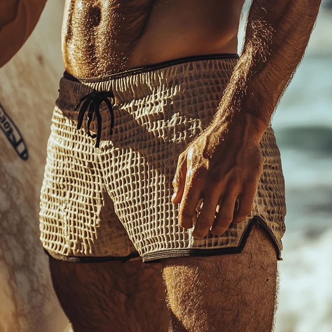 Men's Waffle Shorts-inspireuse
