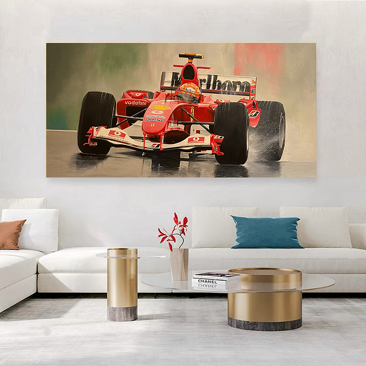Michael Schumacher Scuderia Ferrari F2004 / Formula 1 Canvas Painting Art - Design Wall Art