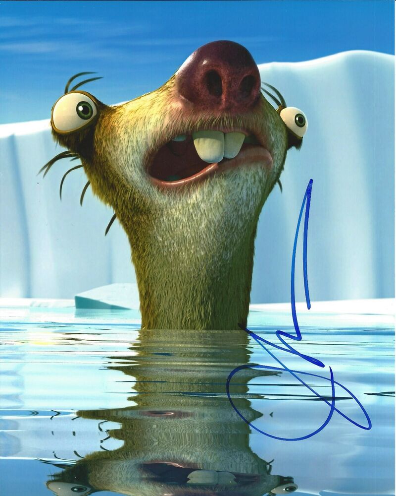 John Leguizamo Autographed 8x10 Ice Age Sid The Sloth  A683