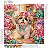 Diamond Painting-DIY Crystal Rhinestone Happy Shih Tzu