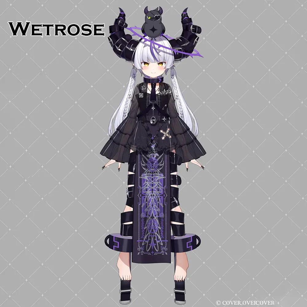 [Deposit Poll] Wetrose Hololive JP Vtuber Laplus Darkness La+ 2025 New Outfit Cosplay Costume