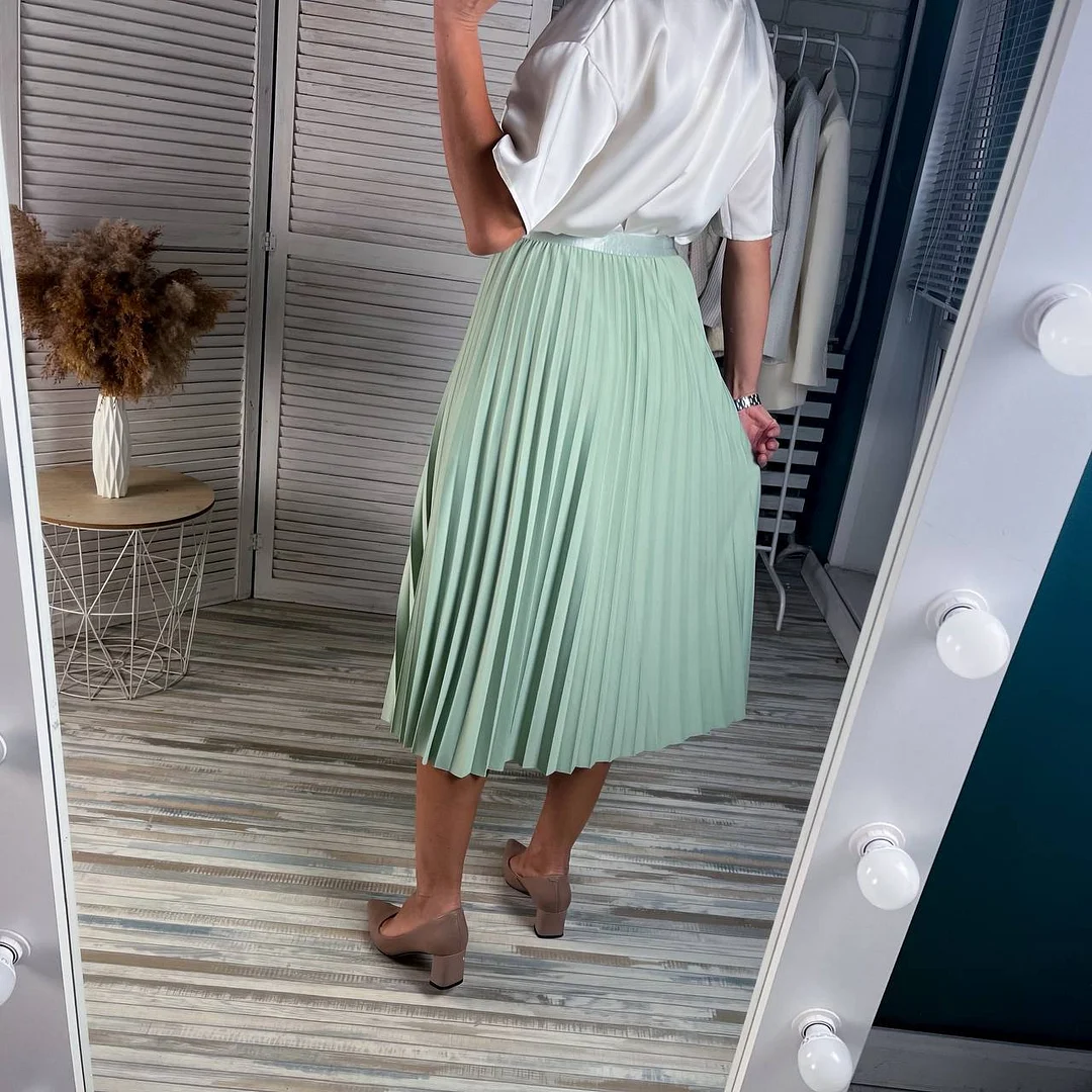 Athvotar Athvotar And Autumn 2025 New 100-Fold Organ Half-Dress Hot Soft Half-Dress Ins