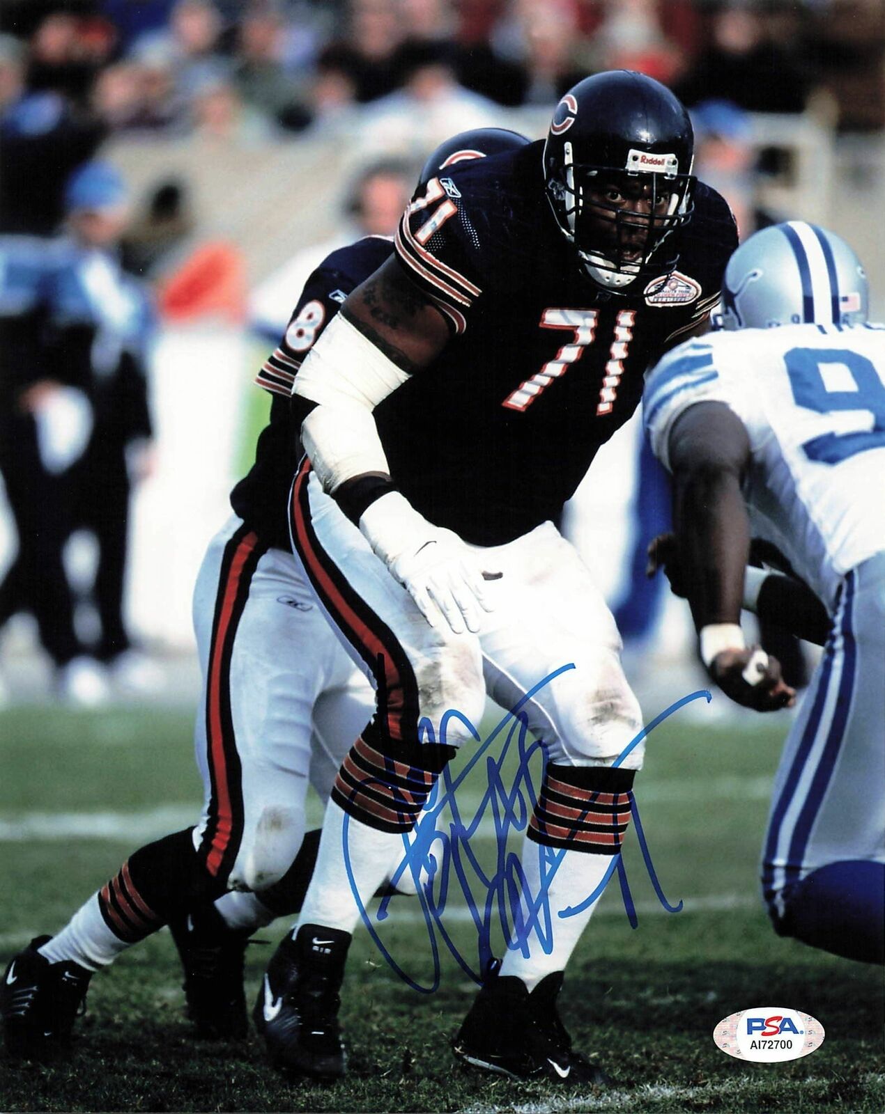 JAMES WILLIAMS Signed 8x10 Photo Poster painting PSA/DNA Chicago Bears Autographed