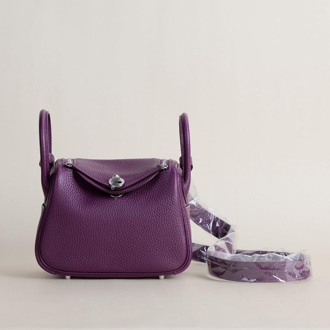 Mini Lindy Clemence leather  P9 Anemone PHW