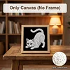 12pcs/set Unframed Pearl Painting Canvas Art Handmade Pearl Material Art Kit Living Room Decor (15x15cm)