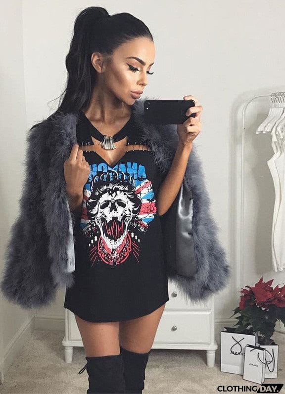 Walk My Way Printed Dress