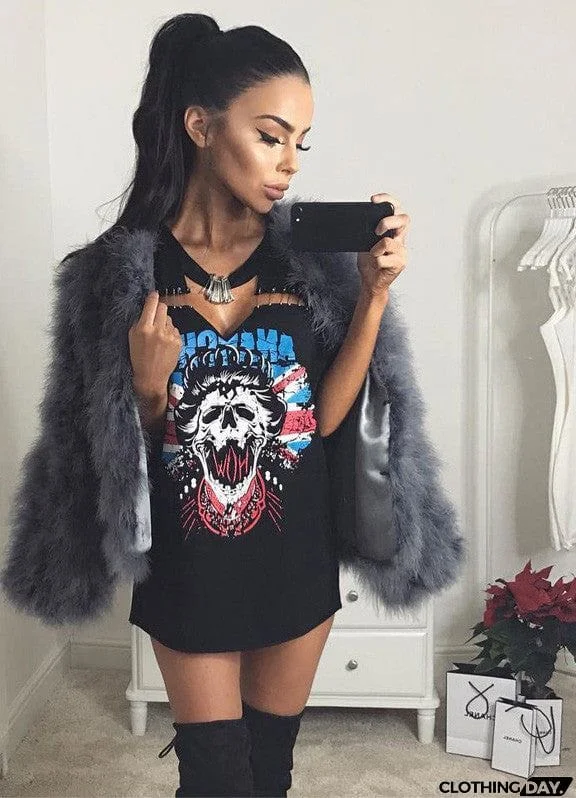 Walk My Way Printed Dress