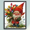 (US Local)Dwarf -14CT Stamped Cross Stitch Kit(40x47cm)