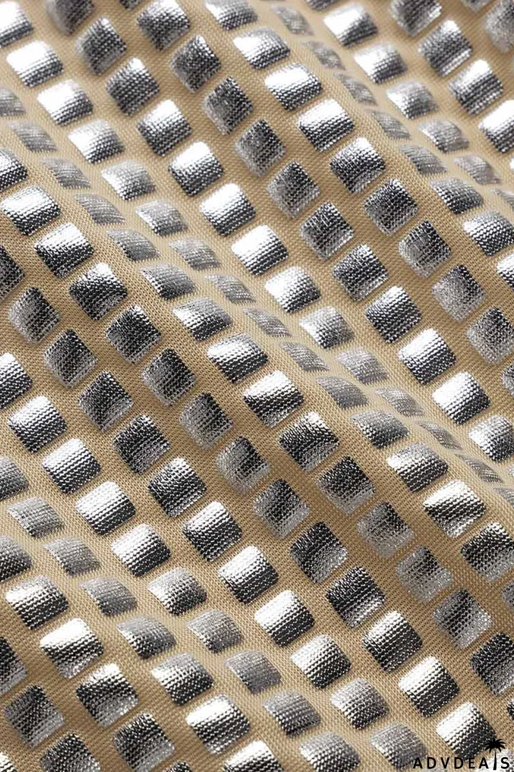 Khaki Sexy Backless Spaghetti Strap Sleeveless Club Dress For Vegas