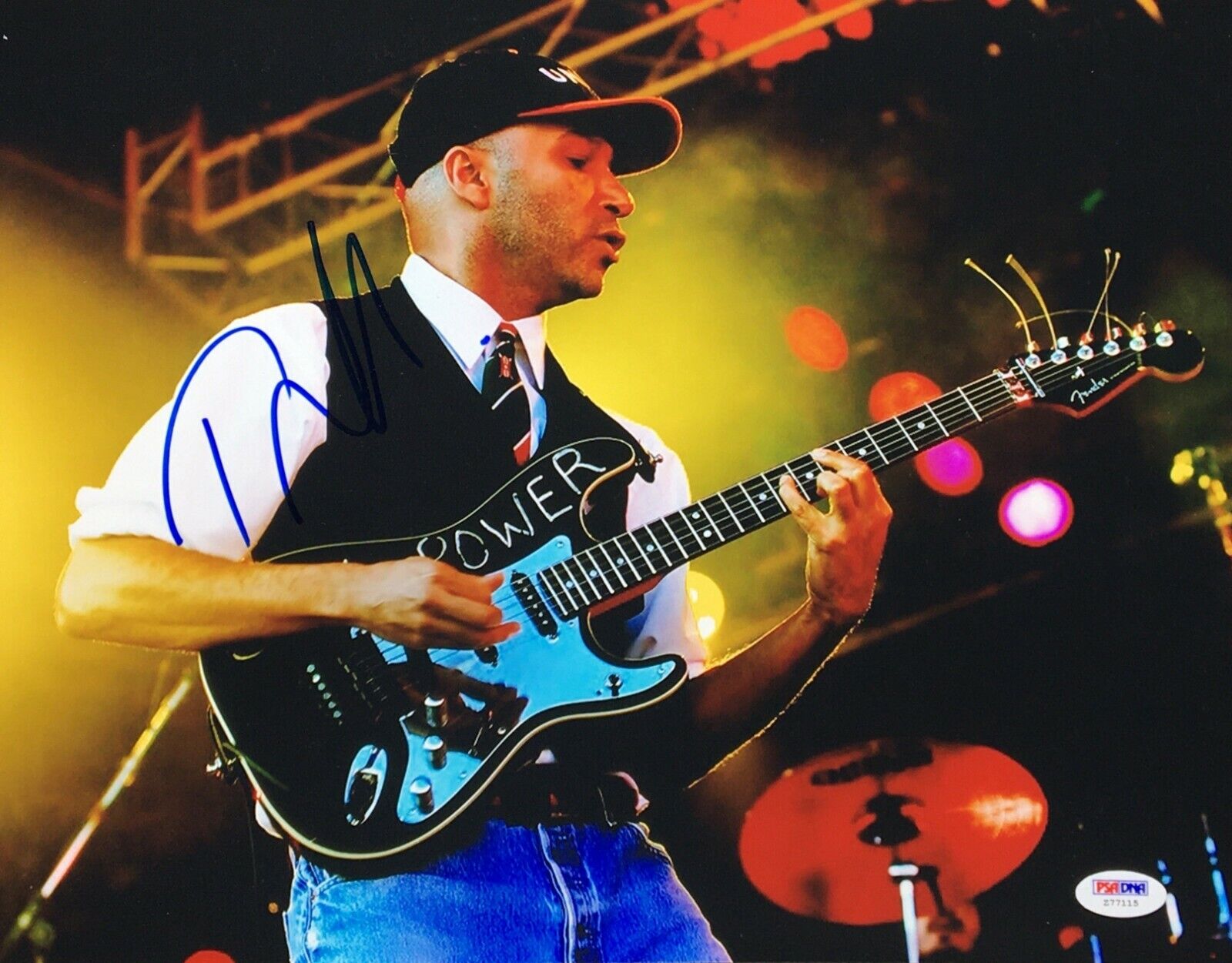 Tom Morello Signed 11x14 Photo Poster painting *Rage Against the Machine *Audioslave PSA Z77115